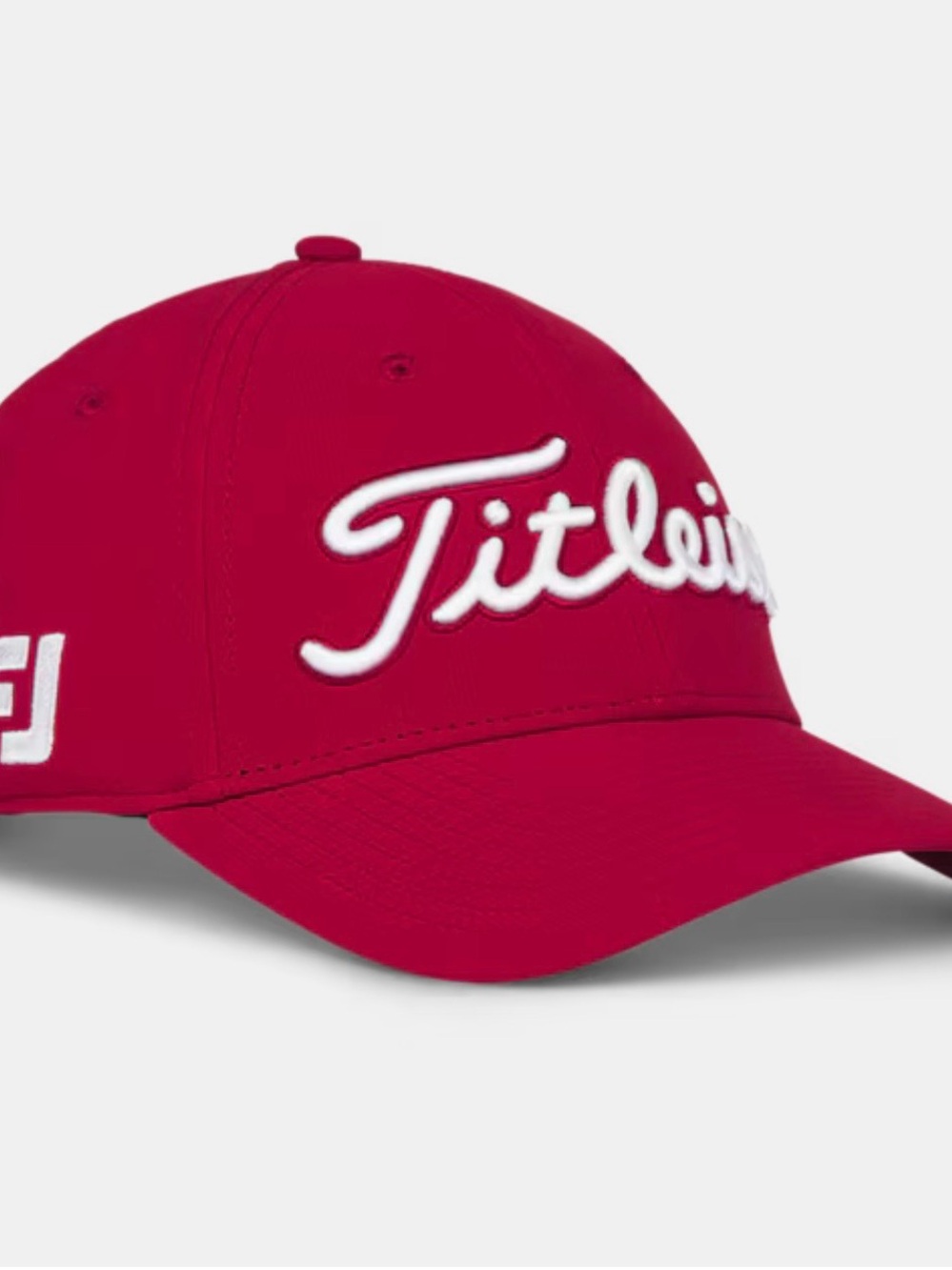 Titleist Tour Performance Red Baseball Cap with White Script Pro V1 Men One Size